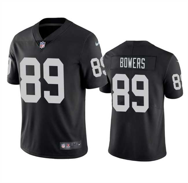 Men & Women & Youth Las Vegas Raiders #89 Brock Bowers Black 2024 Draft Vapor Stitched Jersey->kansas city chiefs->NFL Jersey